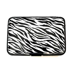 Animal Print Ultra Slim & Lightweight Aluminum Wallet Credit Card Holder